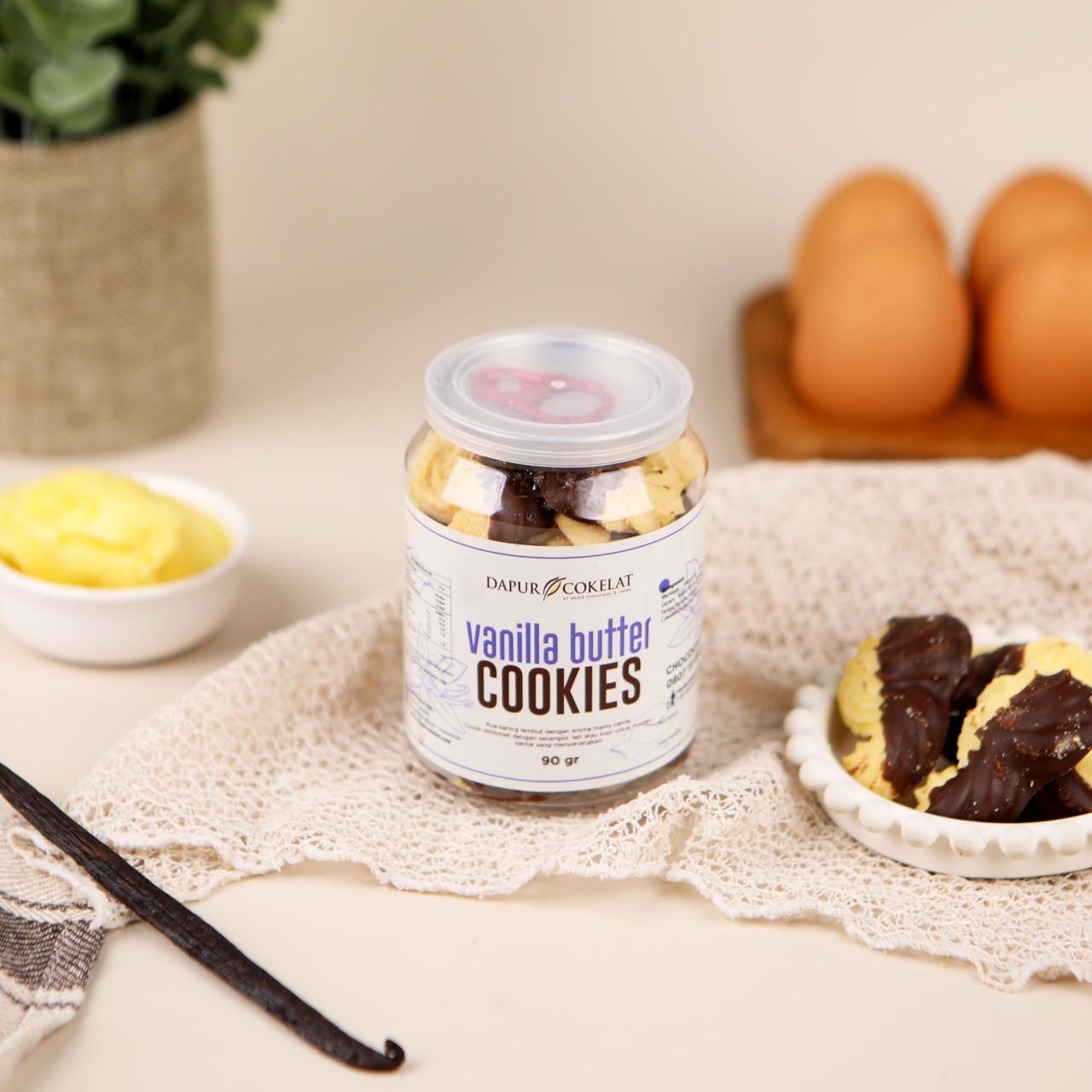 Vanilla Butter Cookies In A Can